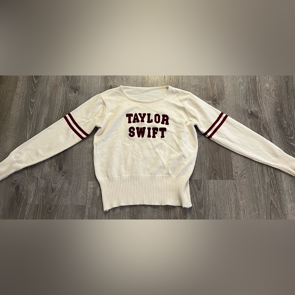 Taylor Swift Collegiate RED Era Sweater
